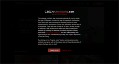 Desktop Screenshot of czechamateurs.com